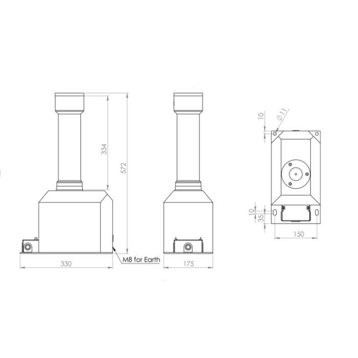 ترانسفورمر ولتاژ فشار متوسط MVT 20/1 VW